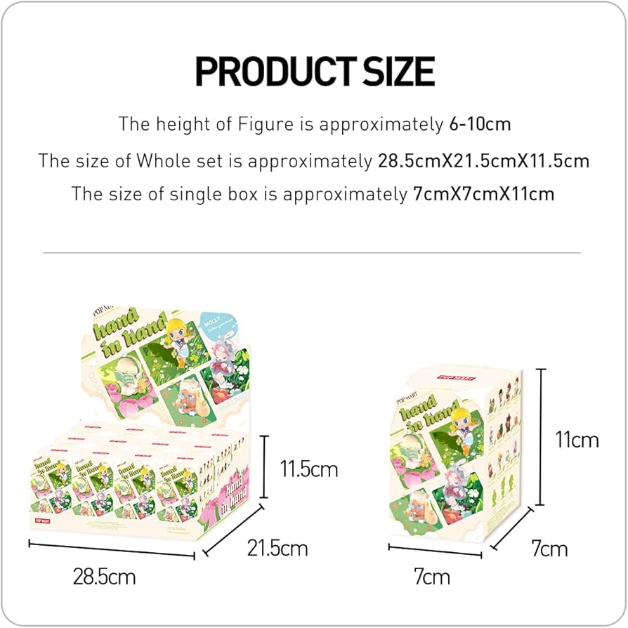 POP MART Hand in Hand Series Figures Whole Set, Articulated