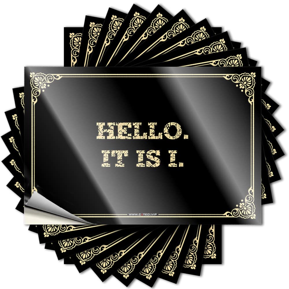 Autumn, Decal Window Hello. It is I. | Outside Hot(6X9CM)