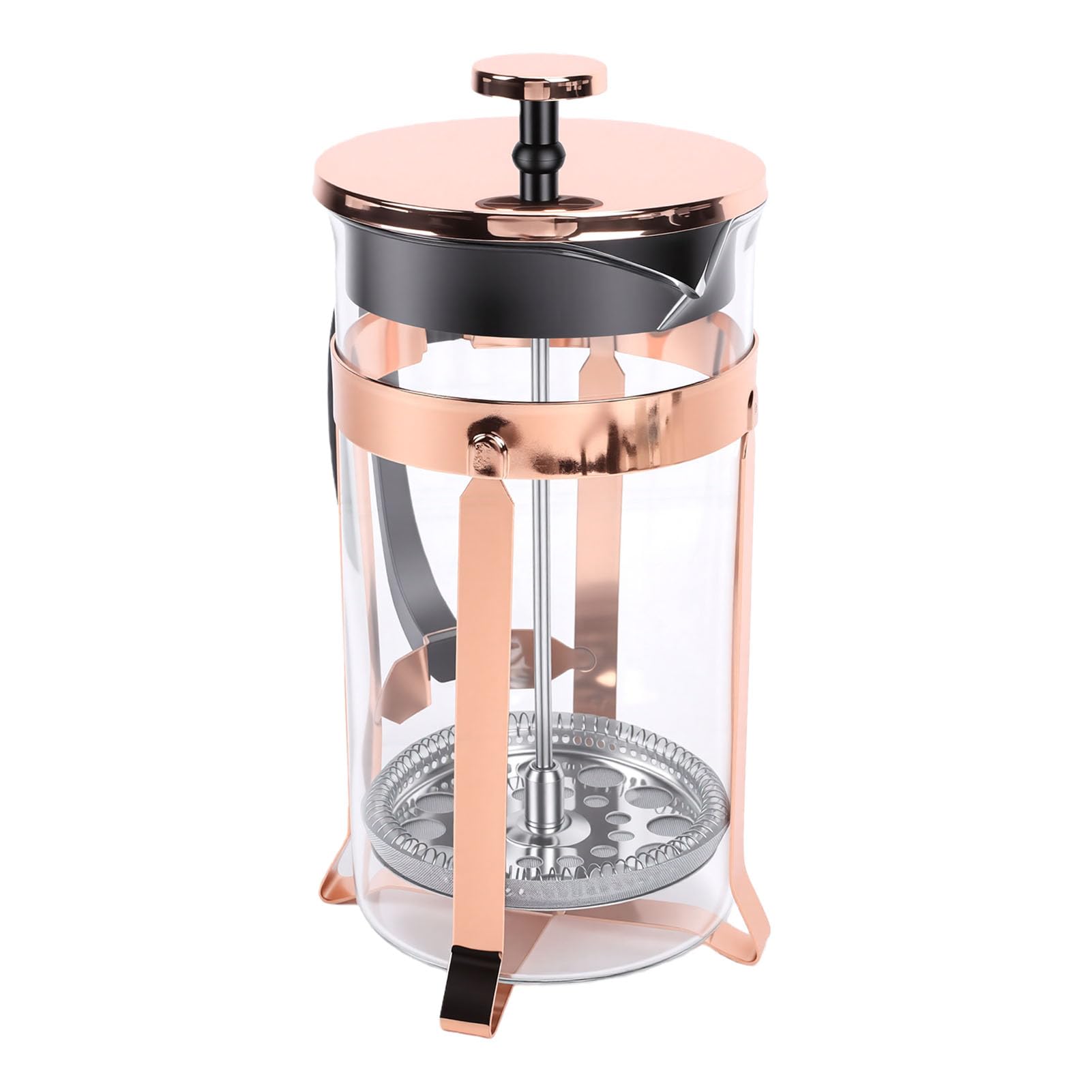 Cafetière à Presse Française en Verre Borosilicate Durable 1000ML pour le café et le thé à la Maison