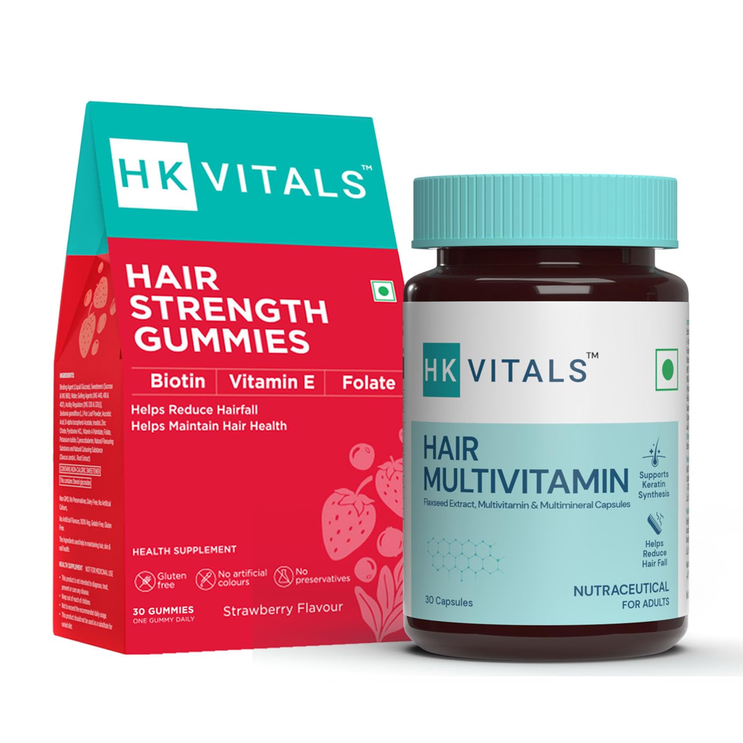 See full amazon price history chart for HealthKart HK Vitals Hair Multivitamin with DHT Blockers (30 Capsules) & Biotin Hair Gummies (Strawberry, 30 Gummies) Combo Pack HealthKart HK Vitals Hair Multivitamin with DHT Blockers (30 Capsules) & Biotin Hair Gummies (Strawberry, 30 Gummies) Combo Pack (B0CFY936HB) Amazon Price History, Amazon Price Tracker