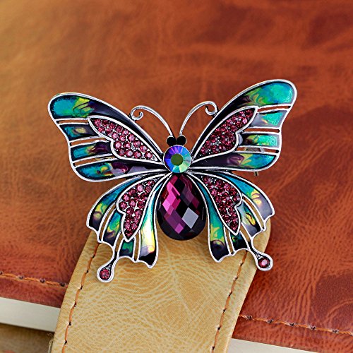 Broche papillon mode d'été accessoire chic pour robe de soirée