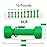 Portzon Weights Dumbbells 10 Colors Options Compatible with Set of 2 Neoprene Dumbbells Set,1-15 LB, Anti-Slip, Anti-roll, Hex Shape