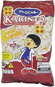 Pipoca Super Torradas Sabor Doce 50gr Karintó (10 unidades)