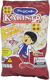 Pipoca Super Torradas Sabor Doce 50gr Karintó (10 unidades)