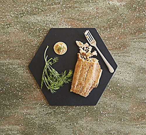 Epicurean Hexagon Display/Serving Board, 13-Inch By 11.25-Inch, Slate #TOP1