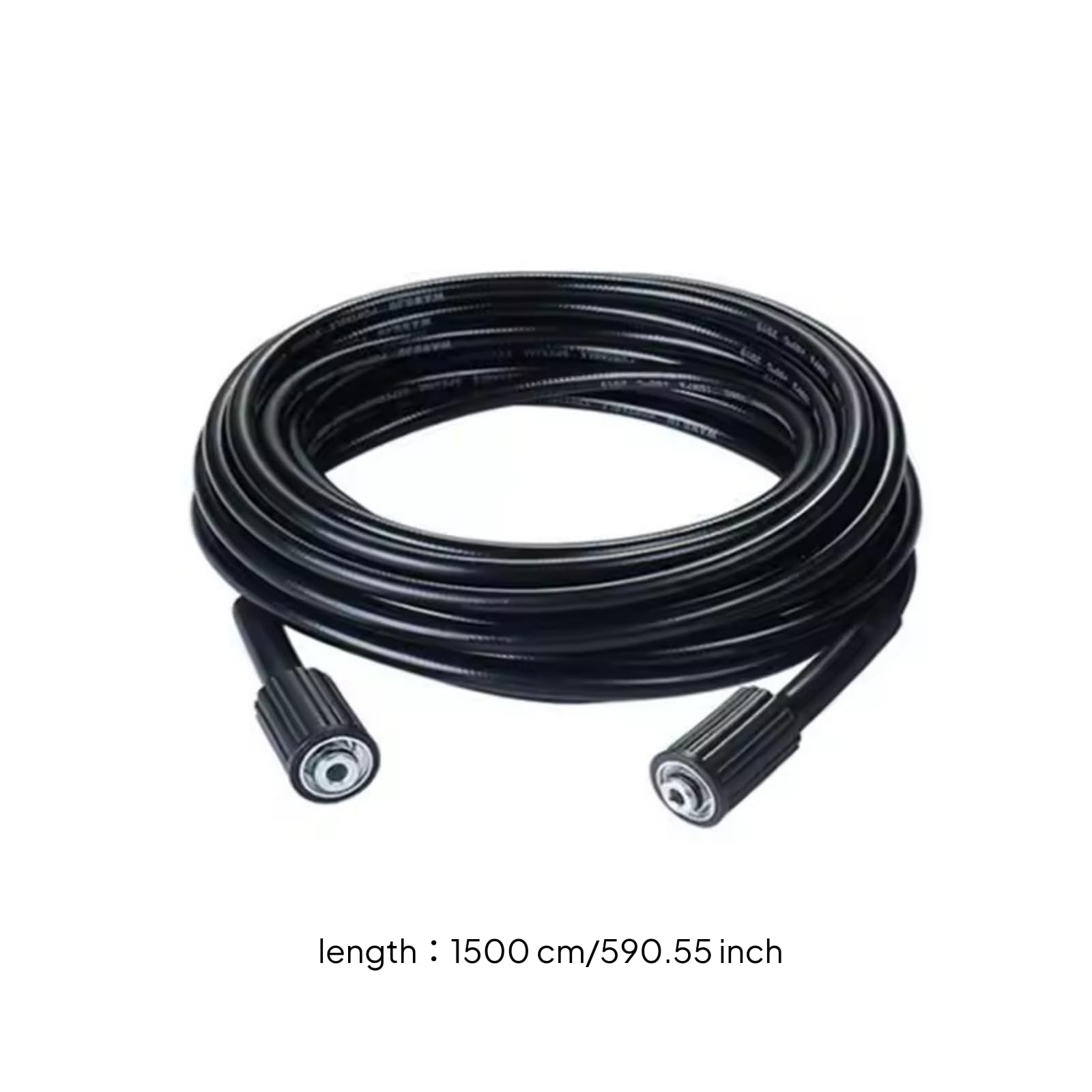 MagiDeal Lavado a Presión con Núcleo Flexible PVC y Poliéster para Limpieza Exterior Coches Patios y Superficies sin, 15 Metros