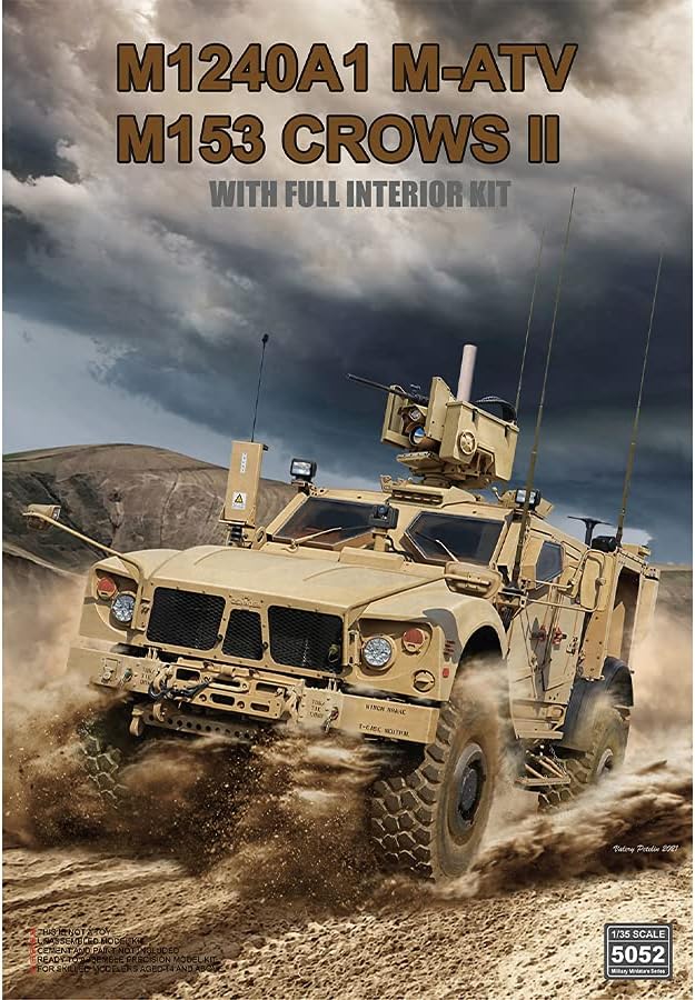 ライフィールドモデル Rye Field Model RFM5052 M1240A1 M-ATV (M153 Crows II) with Full Interior 1:35
