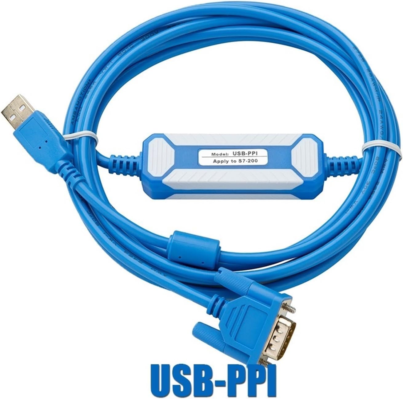 USB-PPI Programming Cable USB to RS485 Adapter For S7-200 USB PPI Download Cable(2017updated Version)