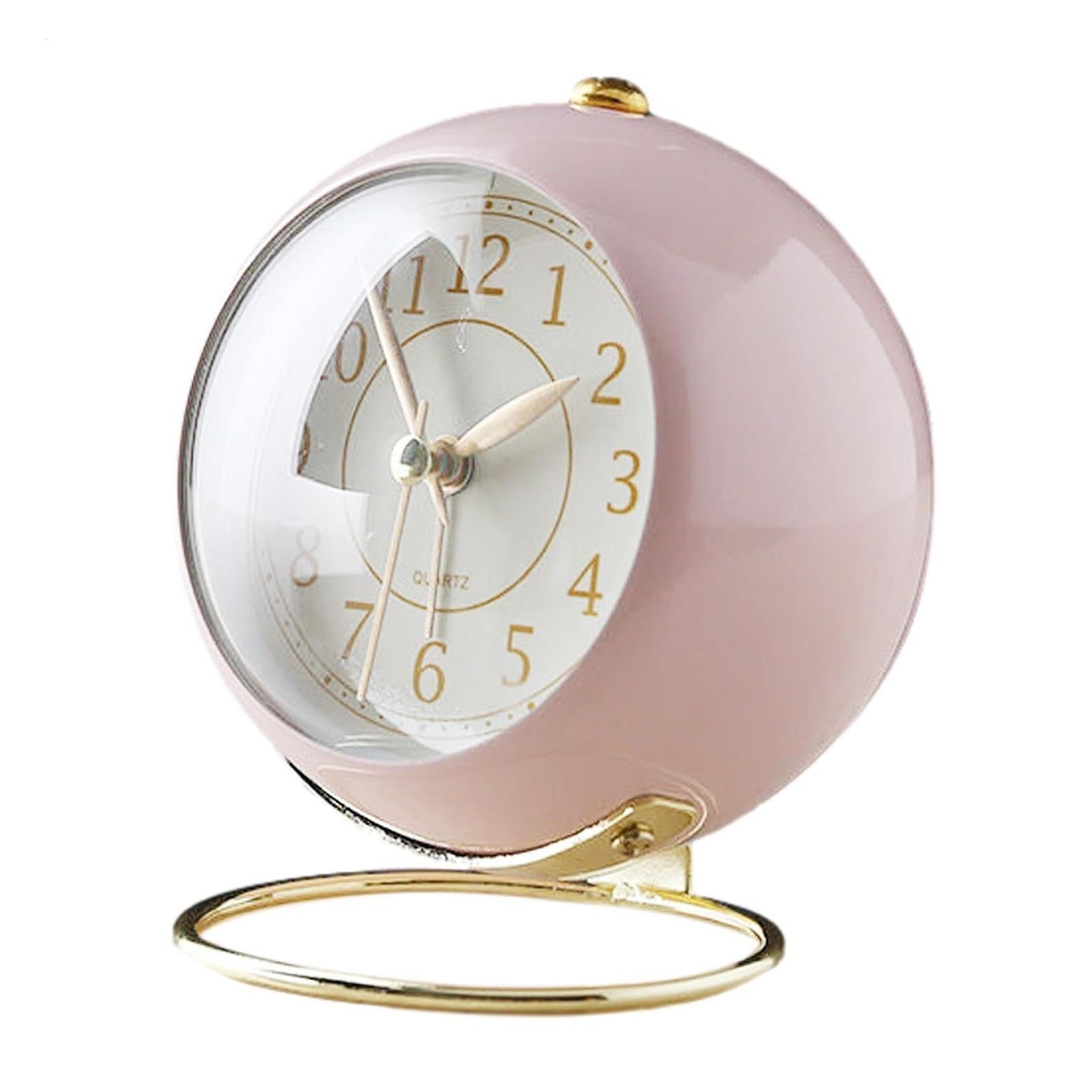 Despertador Pequeño Escritorio Despertador Ruidoso Relojes silenciosos analógicos Retro