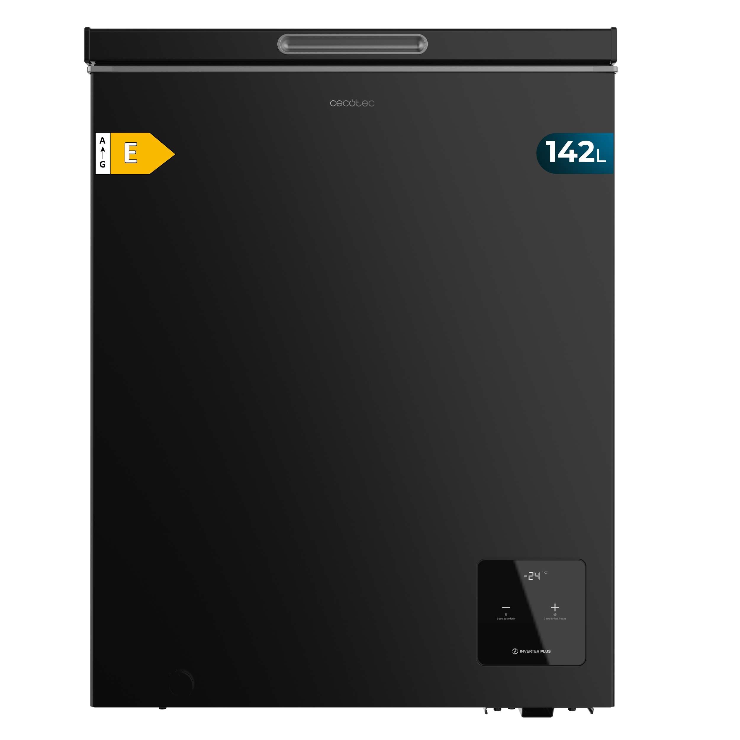 Cecotec Congelador Horizontal 99L Bolero CoolMarket Chest 99P White E. Cesta con Asas, Control Electrónico LED, UltraContact D-Cool, Dual Function, Puerta ZeroG (80º-30º), Fast Freezing, Compacto — view 28