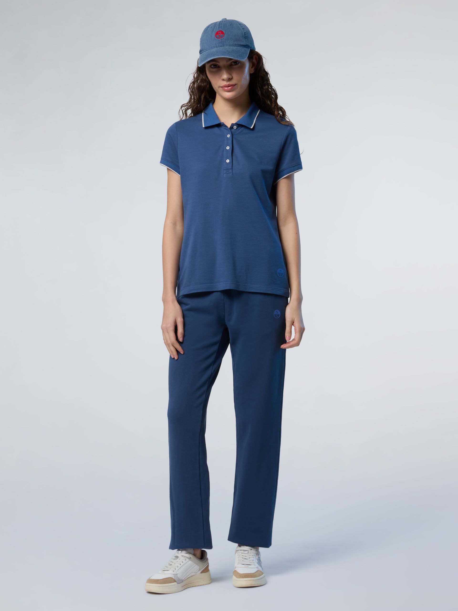 NORTH SAILS Polo Donna in Jersey di Modal e Cotone