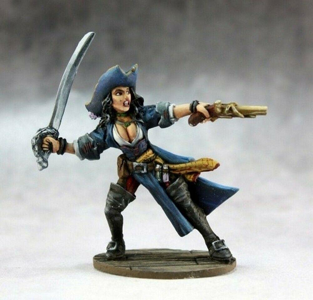REAPER ダークヘブン ミニチュアメタルフィギュア Amazon.com: Reaper Dark Heaven Legends Elizabeth Pirate Captain
