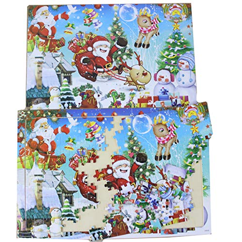 OJIN 200 Piece Puzzle di legno Merry Christmas