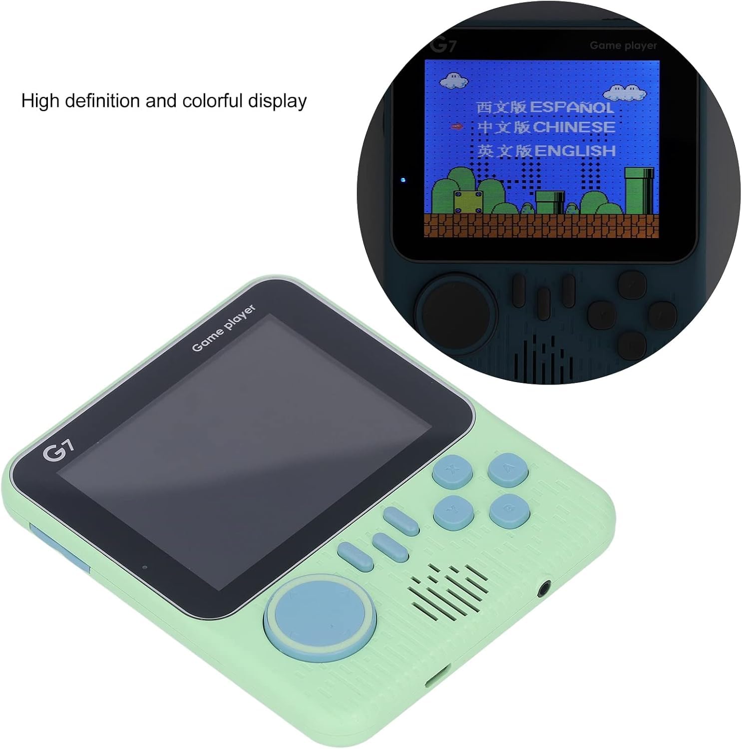 Amazon | ポータブルゲーム機、1人用軽量ゲーム機で家庭で遊べる3.5