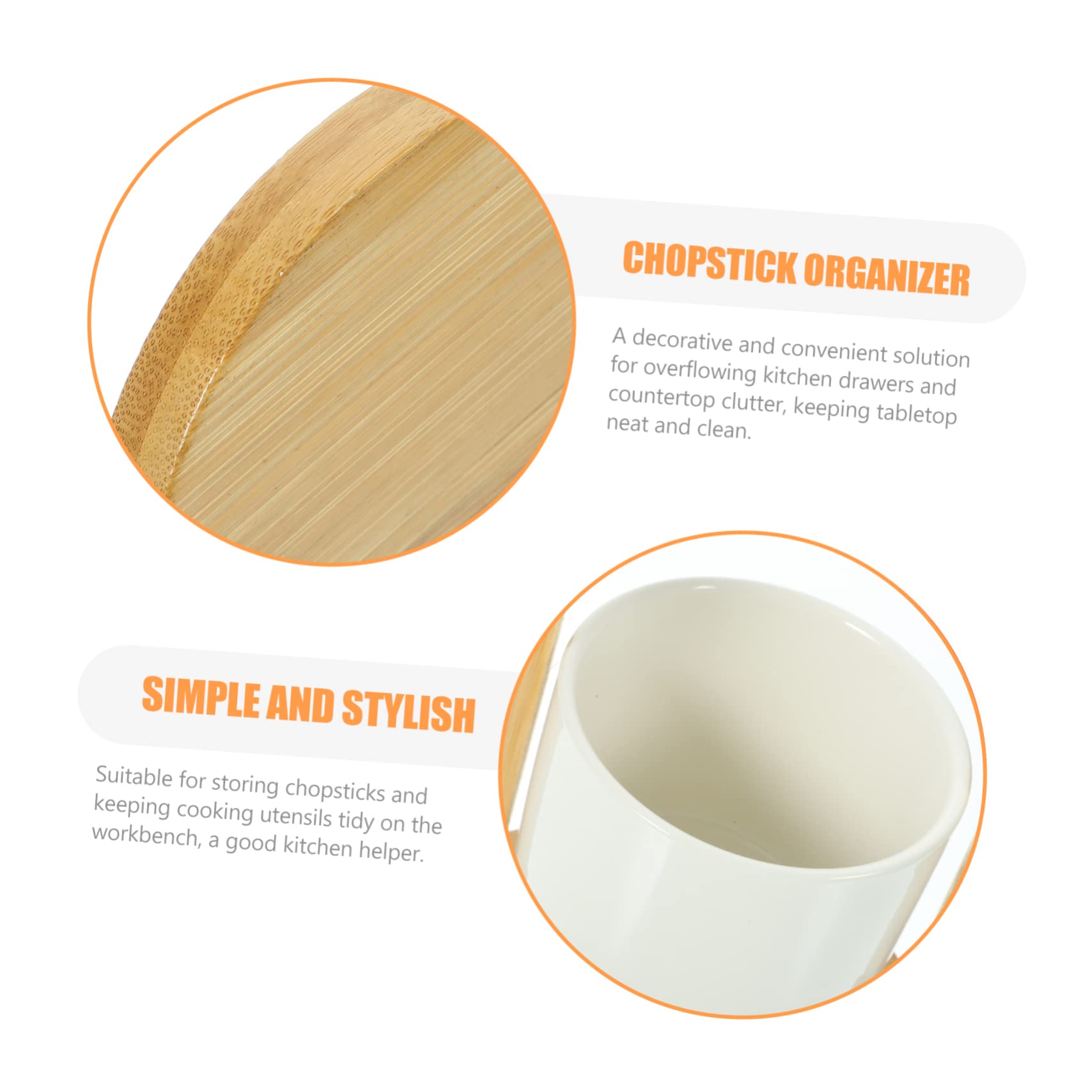 Cabilock Elegant Cutlery Storage Holder Simple Design Utensil Organizer for Kitchen Countertop Capacity Spoon Container for Neat Tableware Organization