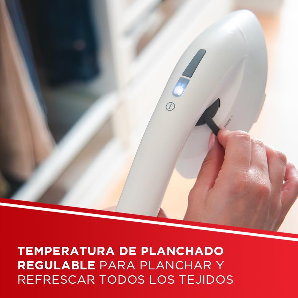 Polti Vaporella Vertical Styler GSF80R, Plancha de Vapor Vertical de Pie, Autonomía Ilimitada, Potencia de 2000 W, Calentamiento en 30 Segundos, Blanco y Rojo