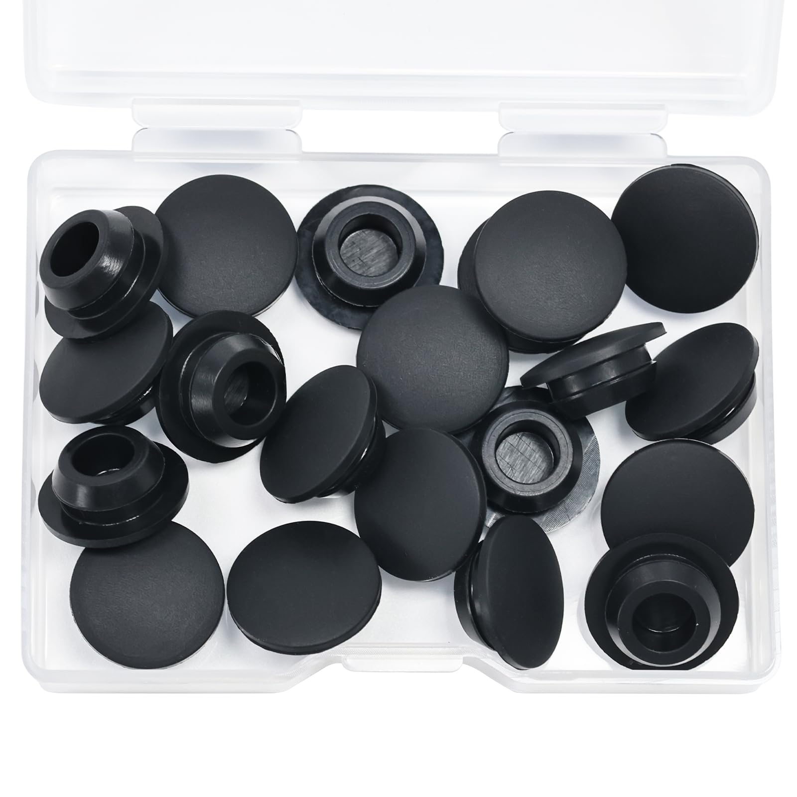 25 Pcs 10 mm Silicone Rubber Plugs for 10-10.5 mm (3/8"-7/16") Round Holes