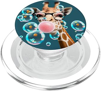 giraffe bubblegum PopSockets PopGrip for MagSafe