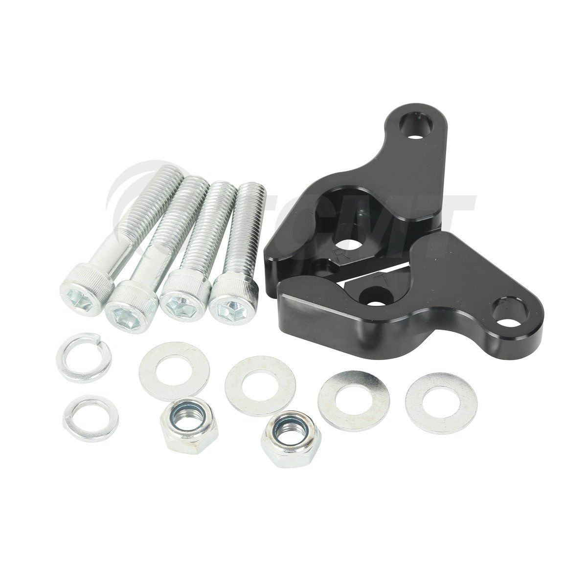 WeiSen 10.5" Rear Shocks Preload Adjustable Lowering Kit Compatible With Harley Touring Electra Street Glide Road King 1980-2025 Black