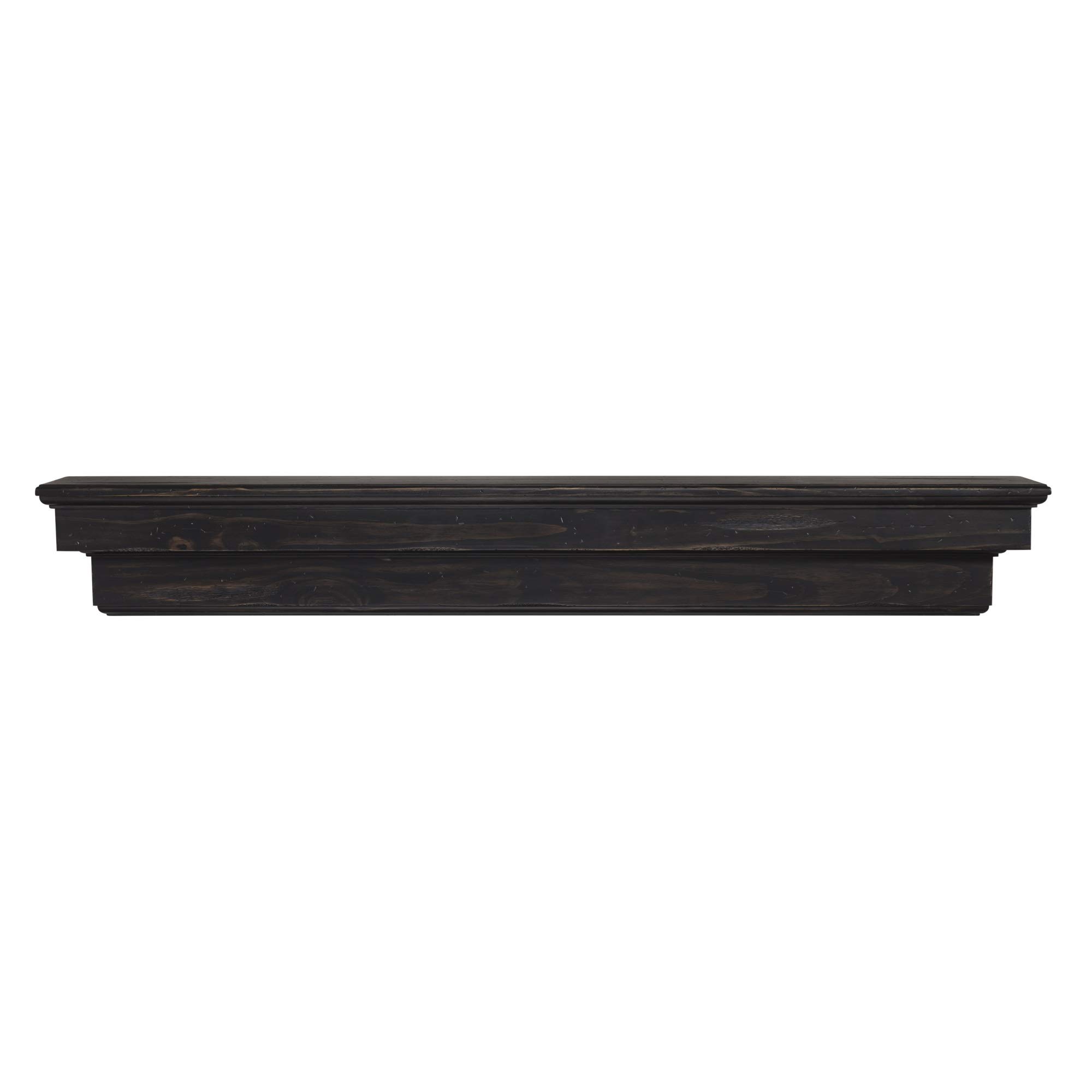 Pearl Mantels 497-48-20 Celeste Mantel Shelf, 48-Inch, Espresso Finish