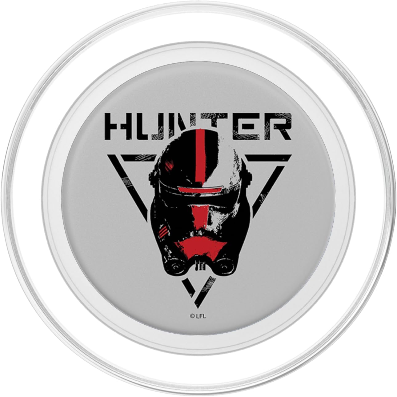 Star Wars: The Bad Batch Grey Hunter Helmet PopSockets MagSafe PopGrip for iPhone