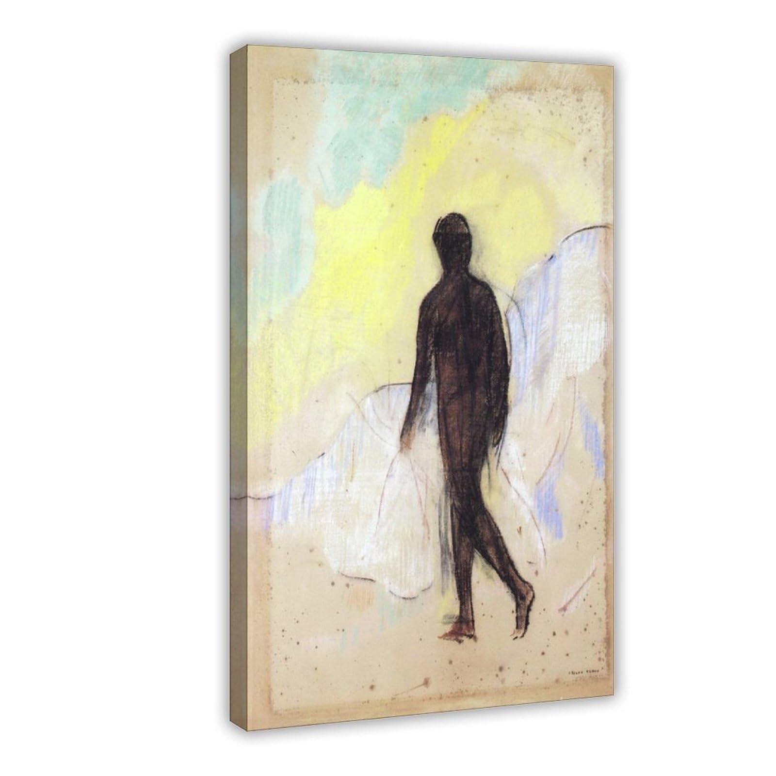 WCYB The Man by Odilon Redon Posters Prints Canvas Deco Paintings Wall Art Frame 24" L X 36" W