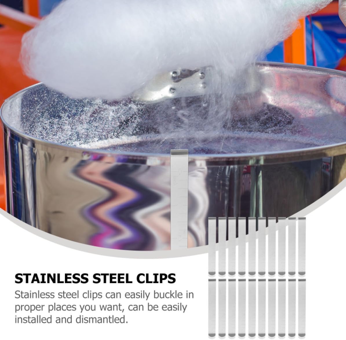 20pcs Stainless Steel Candy Making Clips Stabilizer Kit