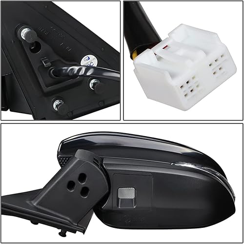 Miniatura 5 de DNA Motoring OEM-MR-TO1320199 Espejo de puerta lateral izquierdo de estilo de fábrica compatible con Toyota 4Runner 03-09