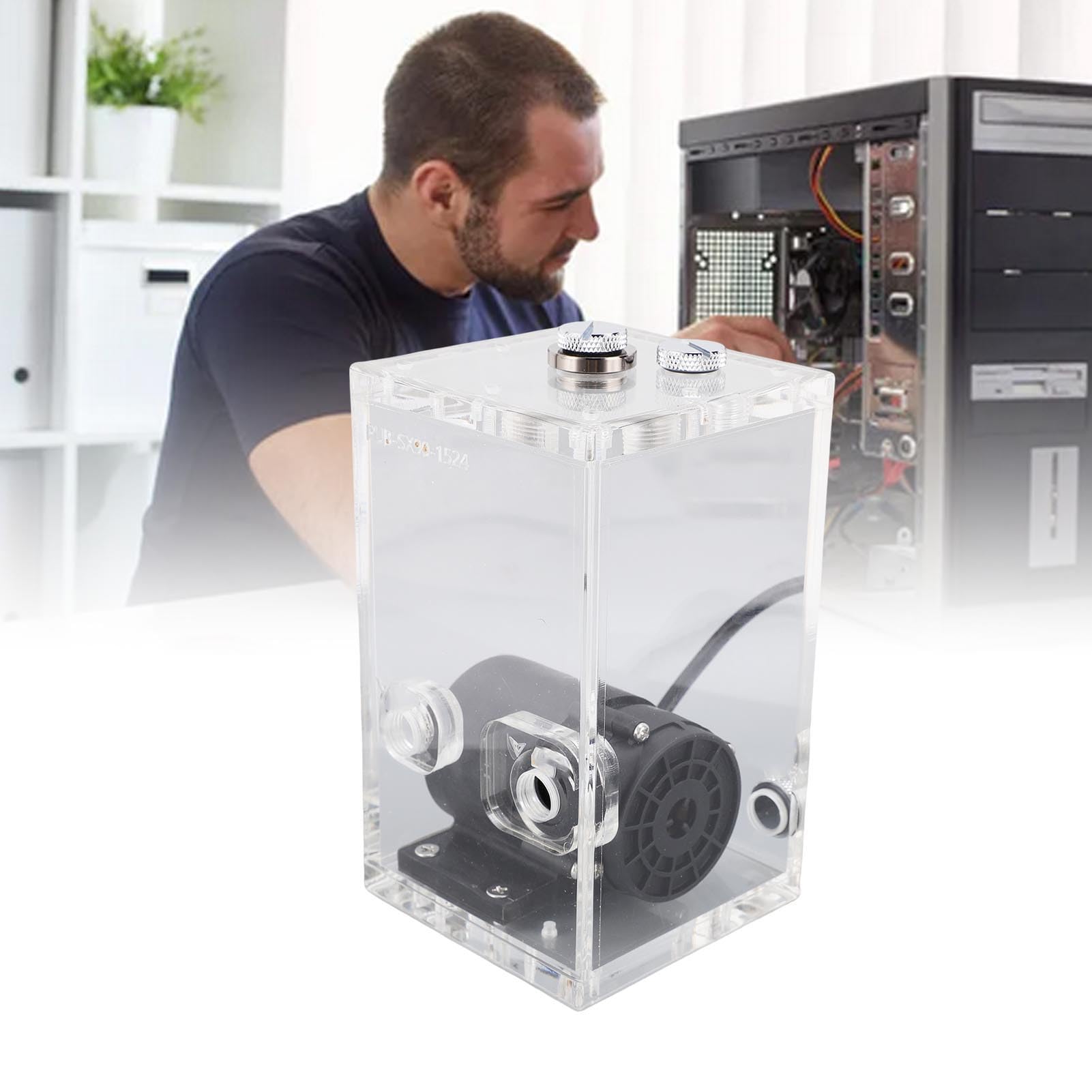 Generic PC Pompa Chłodząca wodę, 7 -metrowy Komputerowy Zbiornik Wodny 850 Ml do Modernizacji