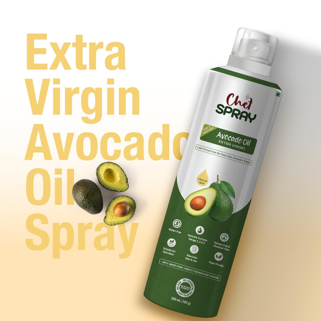 ChefSpray Avocado Oil Spray | Cold-Pressed, Extra Virgin | Heart-Healthy Organic Non-GMO | High Heat, Multipurpose, Eco-Friendly, Non-Aerosol Cooking - Image 4 thumbnail