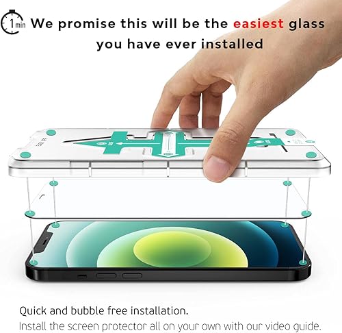 Miniatura 3 de Deppa Paquete de 2 protectores de pantalla premium para iPhone 11 Pro de vidrio templado | Dureza 9H | Resistente a los arañazos | Antihuellas | Sin