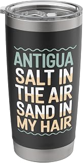 Antigua Salt in the Air Summer Vacation Island Fun Stainless Steel Insulated Tumbler