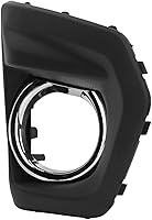 Vista 9 de Focket Bisel de la luz antiniebla, cubierta de luz antiniebla para parachoques delantero del conductor/pasajero, lado izquierdo/derecho, cromado