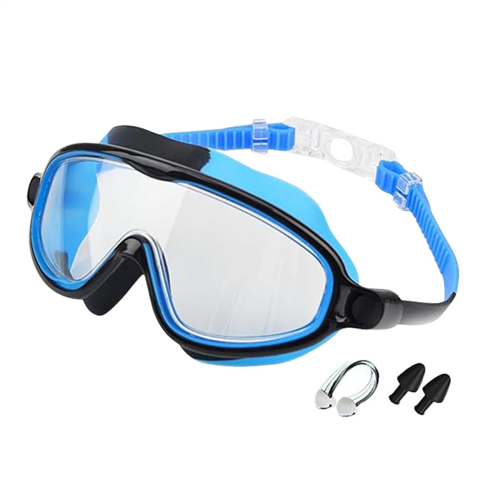 Occhiali Da Nuoto Per Bambini Ampia visuale occhiali impermeabili clip naso | Occhiali Nuoto Piscina Mare Allenamento Subito Sport Acquatici Esterni