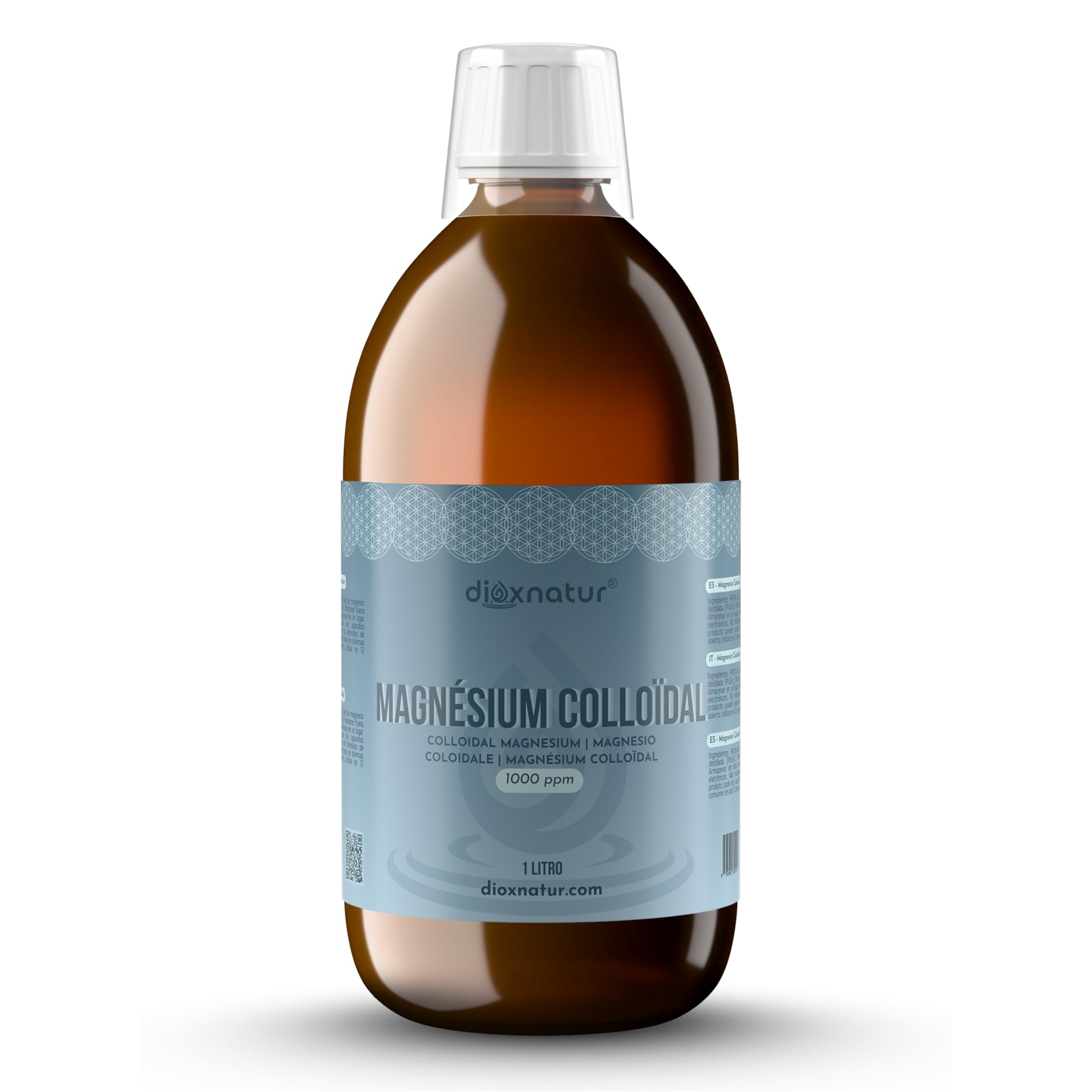 Magnésium Pur 500 ml Magnésium Colloïdal Liquide 1000 ppm - Relaxant Muscle Naturel