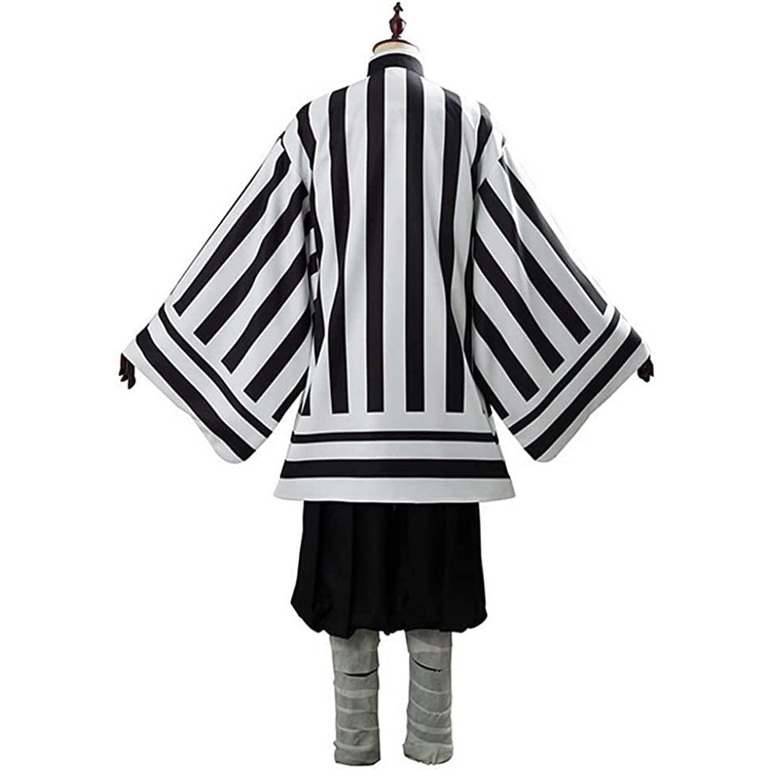 Anime Personaje Iguro Obanai Disfraz de cosplay Kochou Shinobu Juego de role Uniforme Conjunto Completo Halloween Fiesta Carnaval Traje de Vestir con Peluca para Hombres