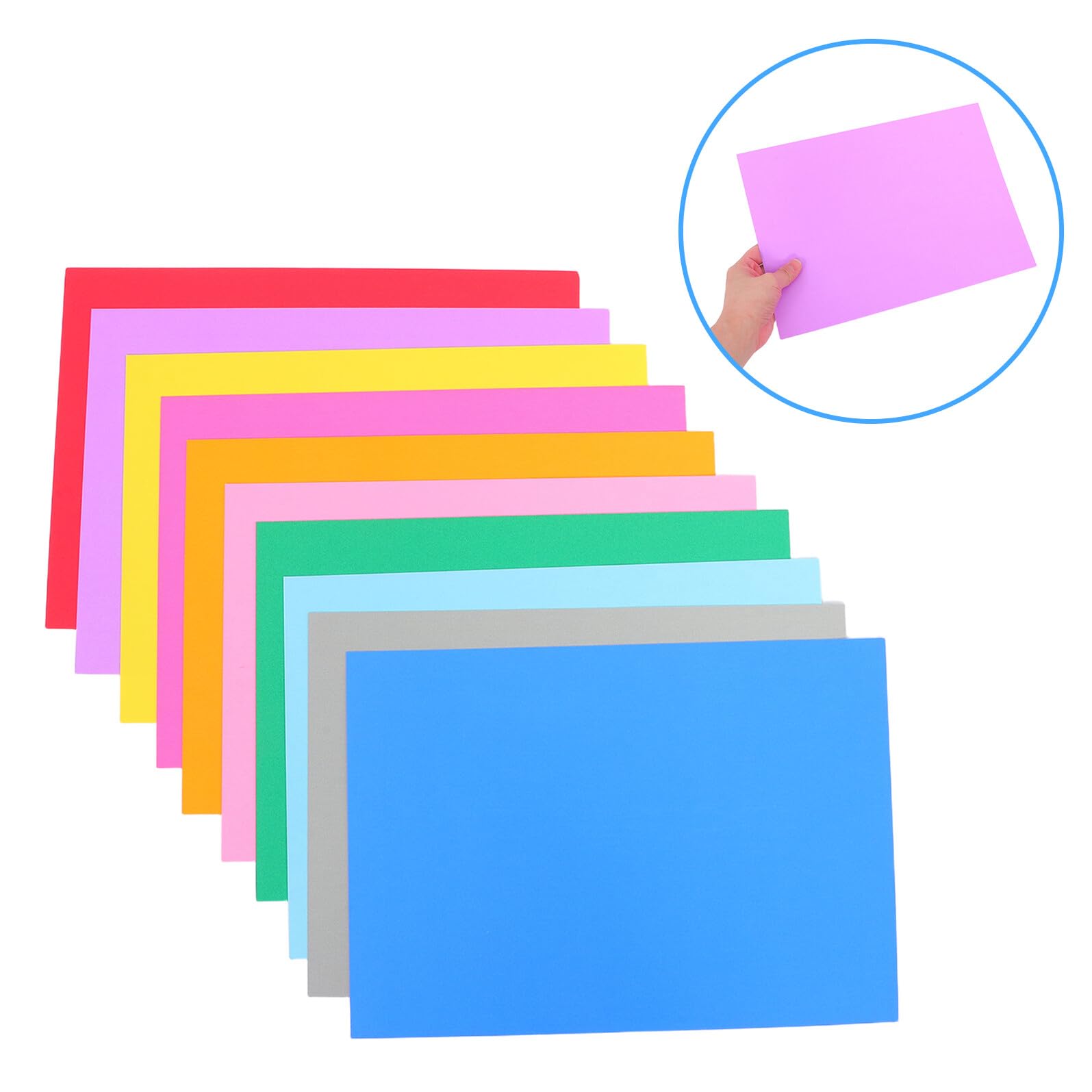 Cartulina para Manualidades y Troquelado, 250 Hojas Gruesas