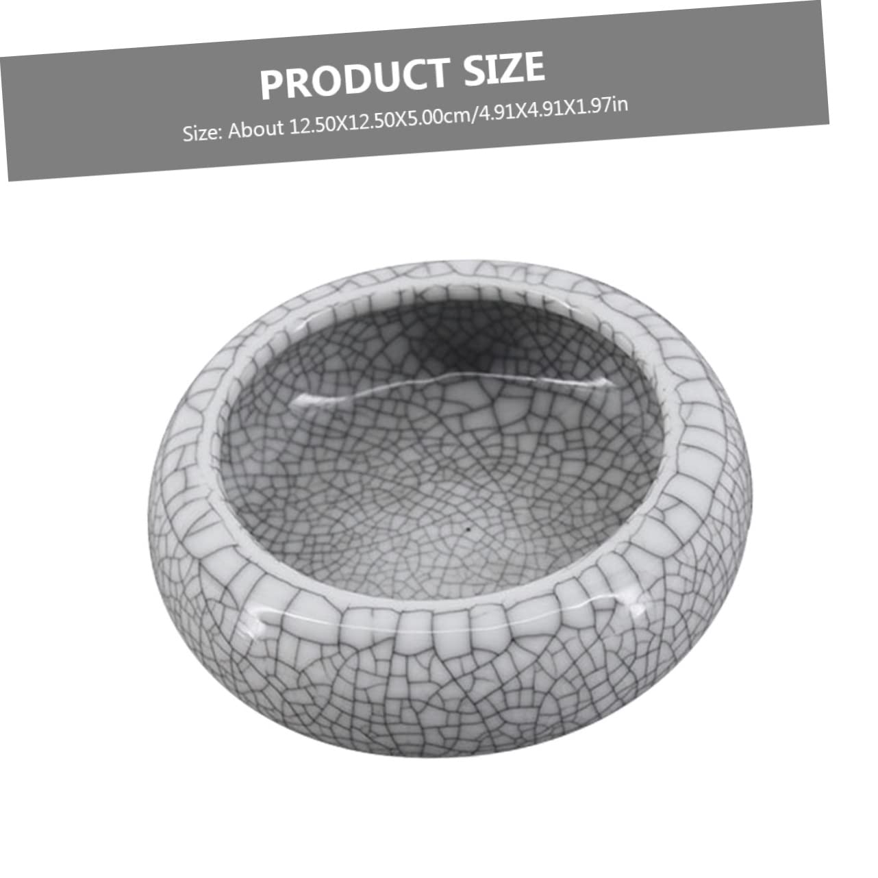 HOODANCOS Ceramic Ink Dish Calligraphy Brush Pot Porcelain Pot for Chinese Calligraphy