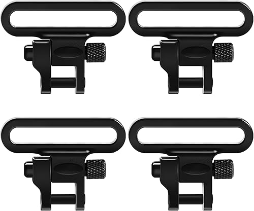 Miniatura 8 de GUGULUZA Eslinga giratoria de pistola para rifle y escopeta de 1 pulgada  1.25 pulgadas, accesorio giratorio negro