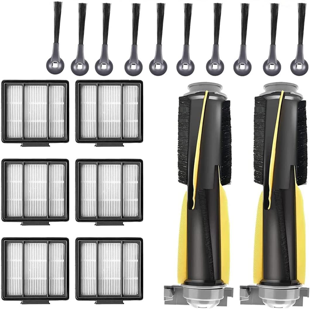 For Shark IQ RV100AE RV1000 UR1000SR Vacuum Parts Main/Side Brush & Filter RV1001 AV970 AV993 RV912S AV1002AE Robot Vacuum Cleaner