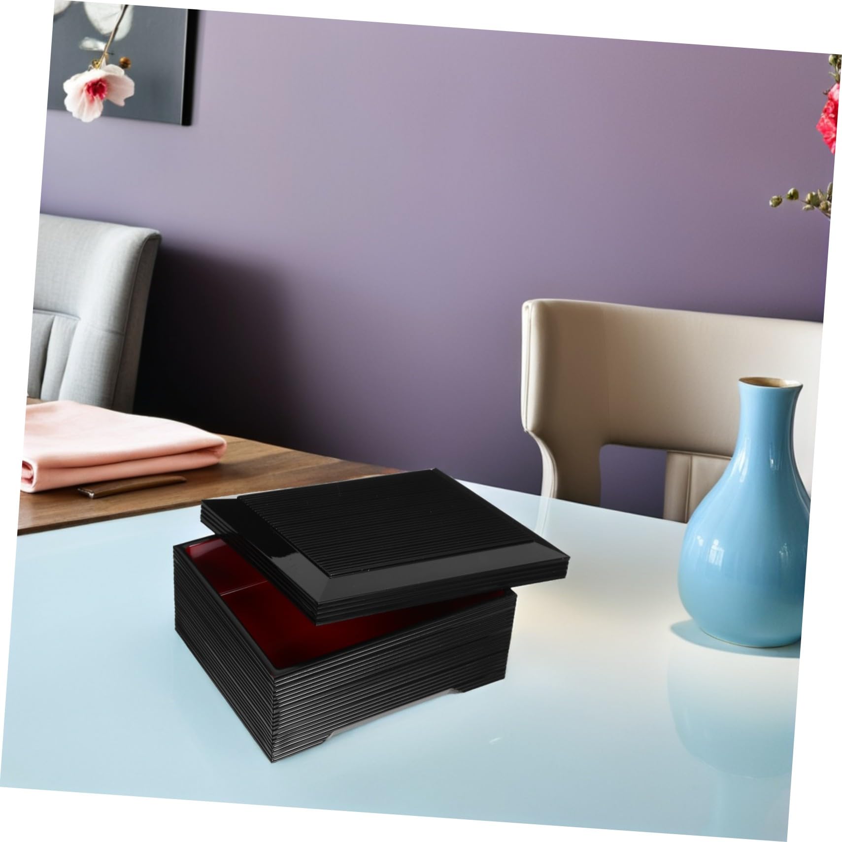 Zerodeko Boîte à Sushis Japonaise Portable Et Étanche Boîte à Lunch Bento Compartimentée Pour Adultes Pour Pique-niques Et Voyages