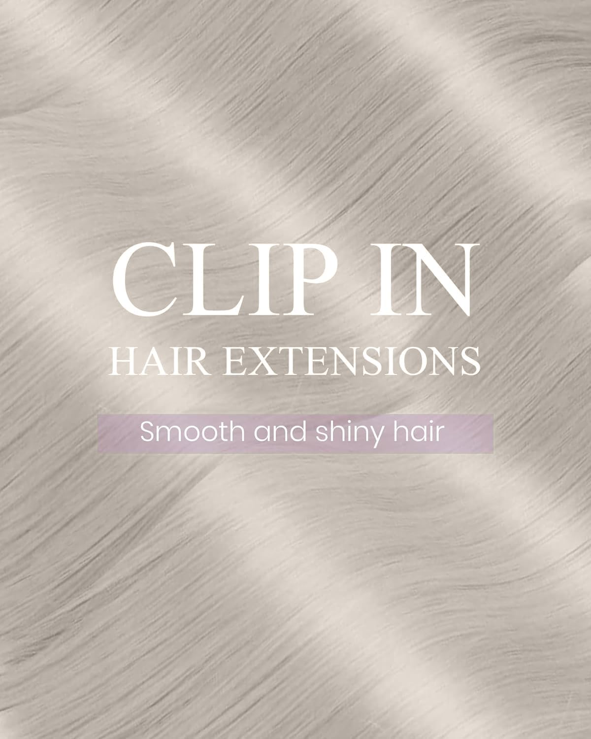 LaaVoo Clip in Hair Extensions Real Human Hair Blonde Hair Extensions Clip ins Platinum Blonde Human Hair Clip in Extension Blonde Double Weft Full Head Silky Straight 18 Inch 7pcs/120g
