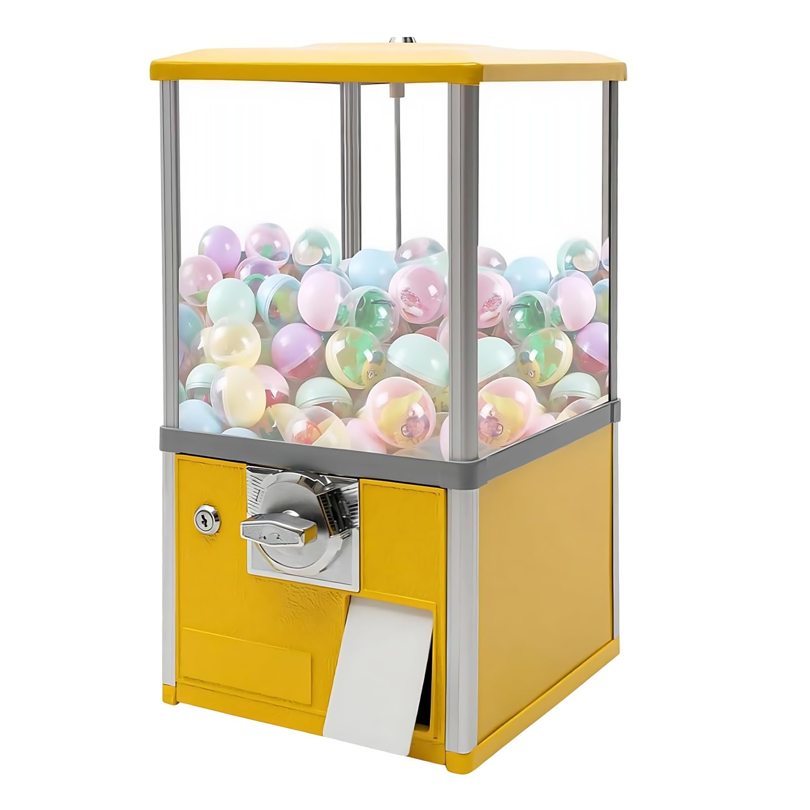 Máquina gacha comercial de monedas, dispensador mecánico compacto con 200 cápsulas 8