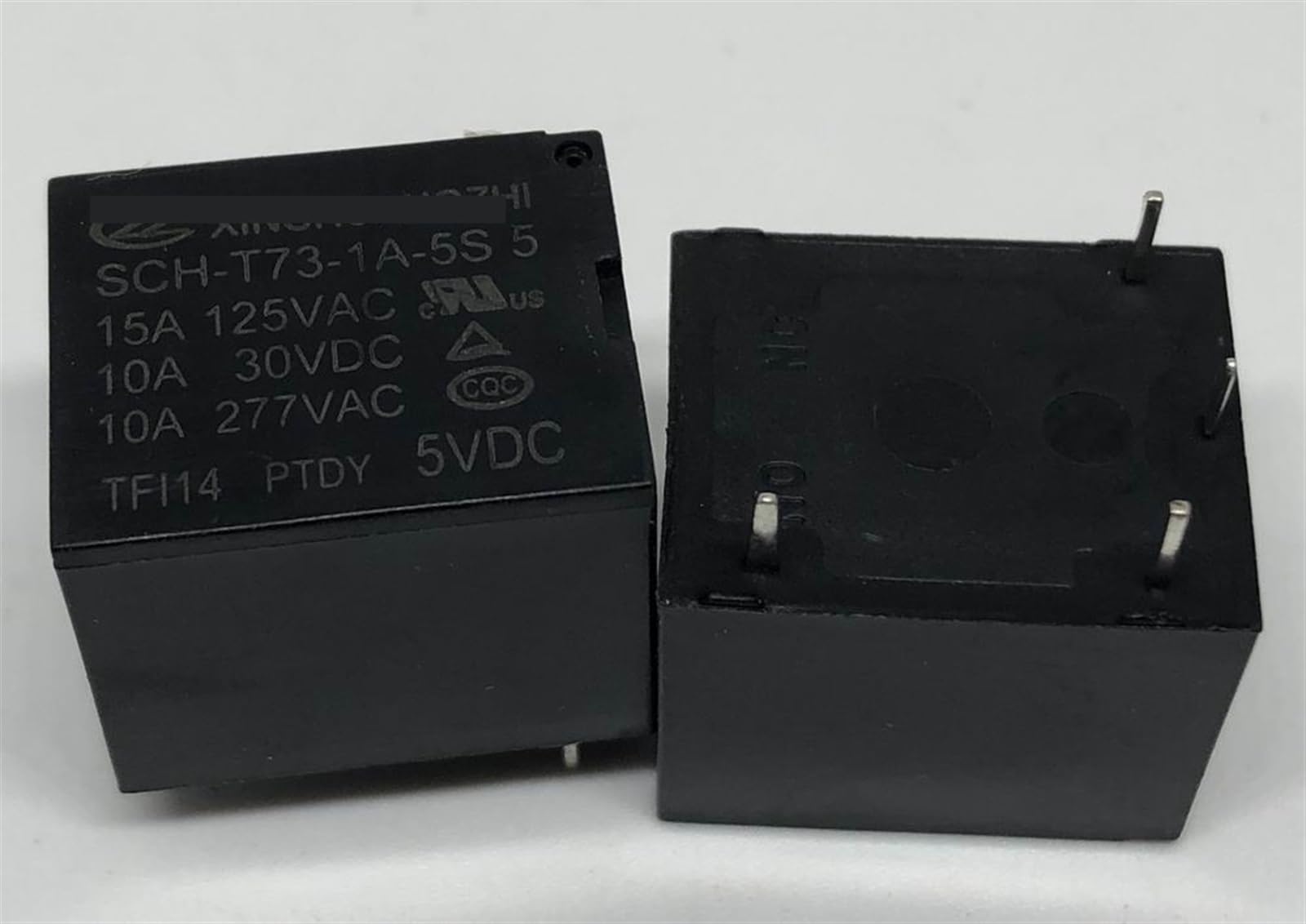 Relais 4 broches T73-1A-5V pour circuit imprimé microcontrôleur SCH-T73-1A-5S