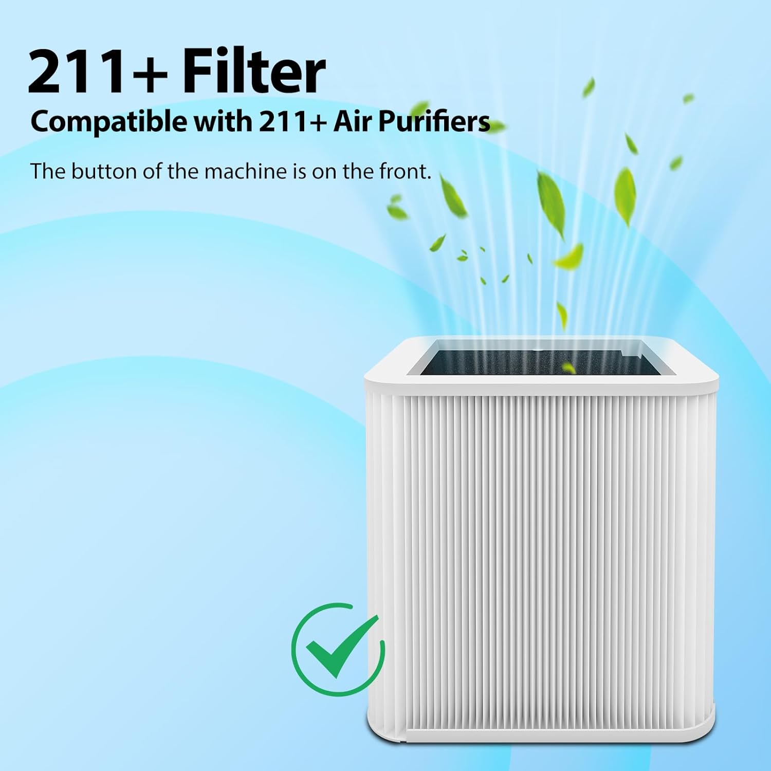 211+ Replacement Filter Compatible with Blue Pure 211 Air Purifiers, 2-in-1 True HEPA Particle and Activated Carbon Filters, 2 Pack - Image 7