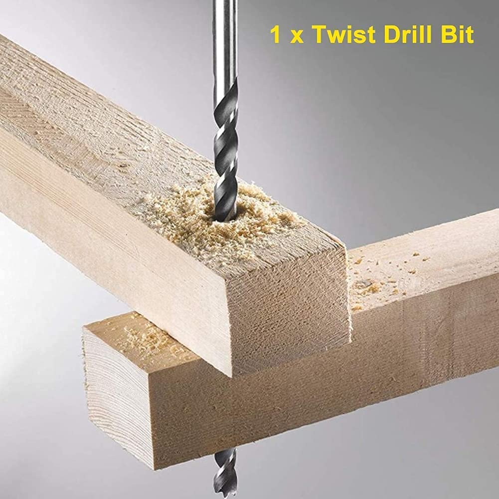 6 mm HSS Extra Long 200mm wiertło kręte z prostym trzonkiem do stali drewna z tworzywa sztucznego ze stopu aluminium