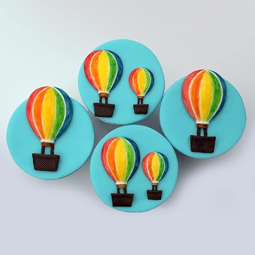 Miniatura 7 de Katy Sue Molde de silicona para globos de aire caliente para decoración de pasteles y manualidades