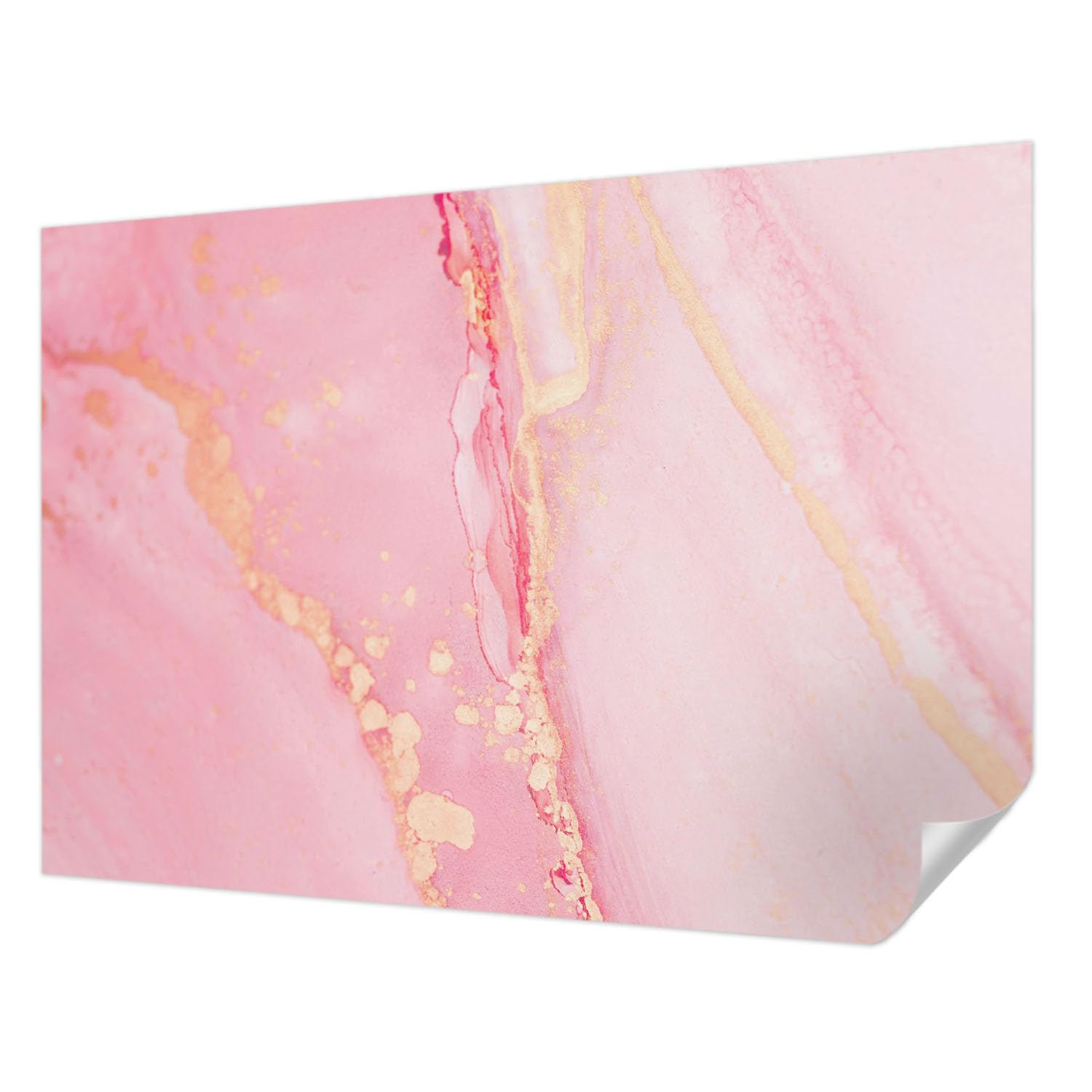 Papier peint adhésif lavable pour rénover un mur de salon sans colle ni outils