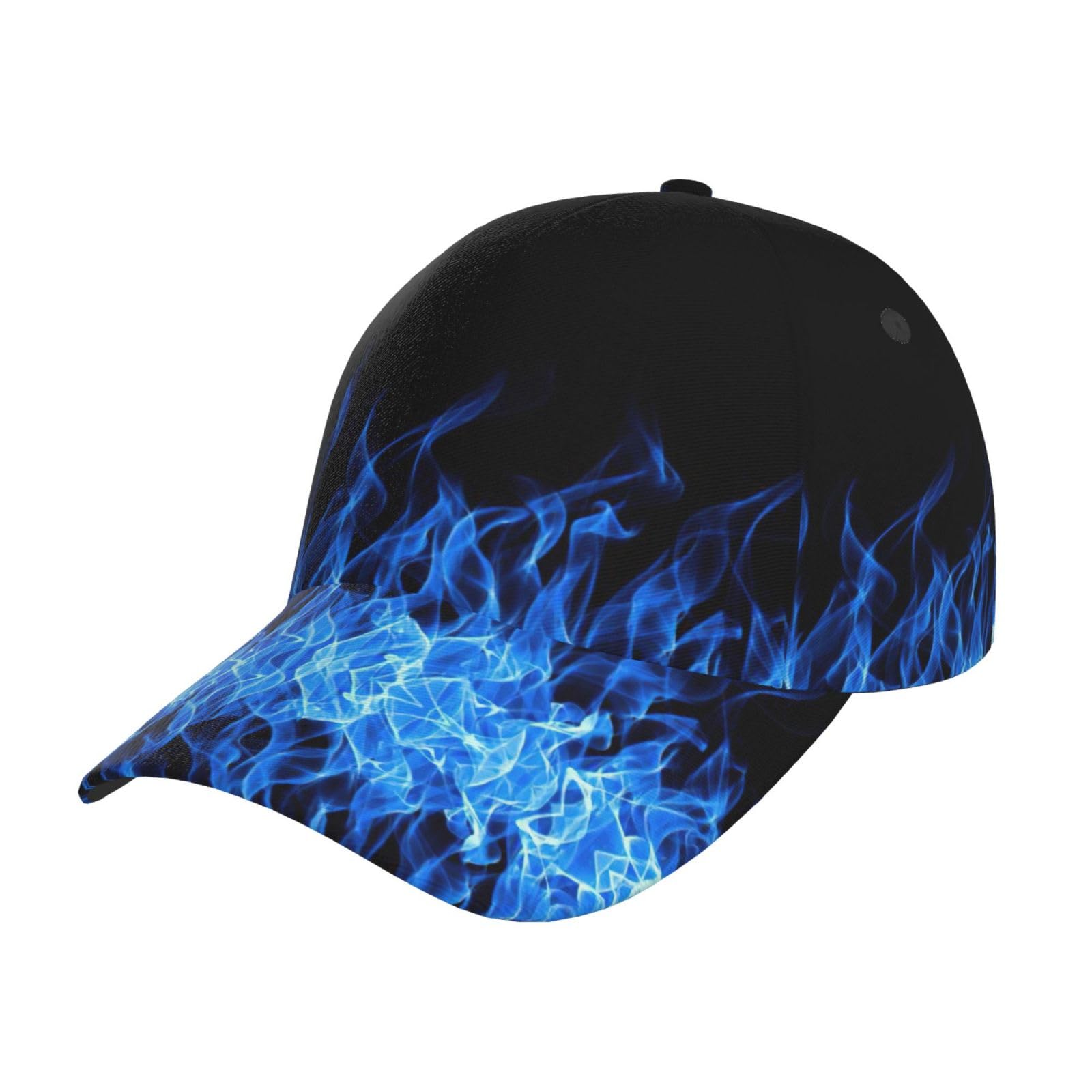 Amazon.com: IRSHI Blue Flame Adjustable Baseball Cap Hat for Women