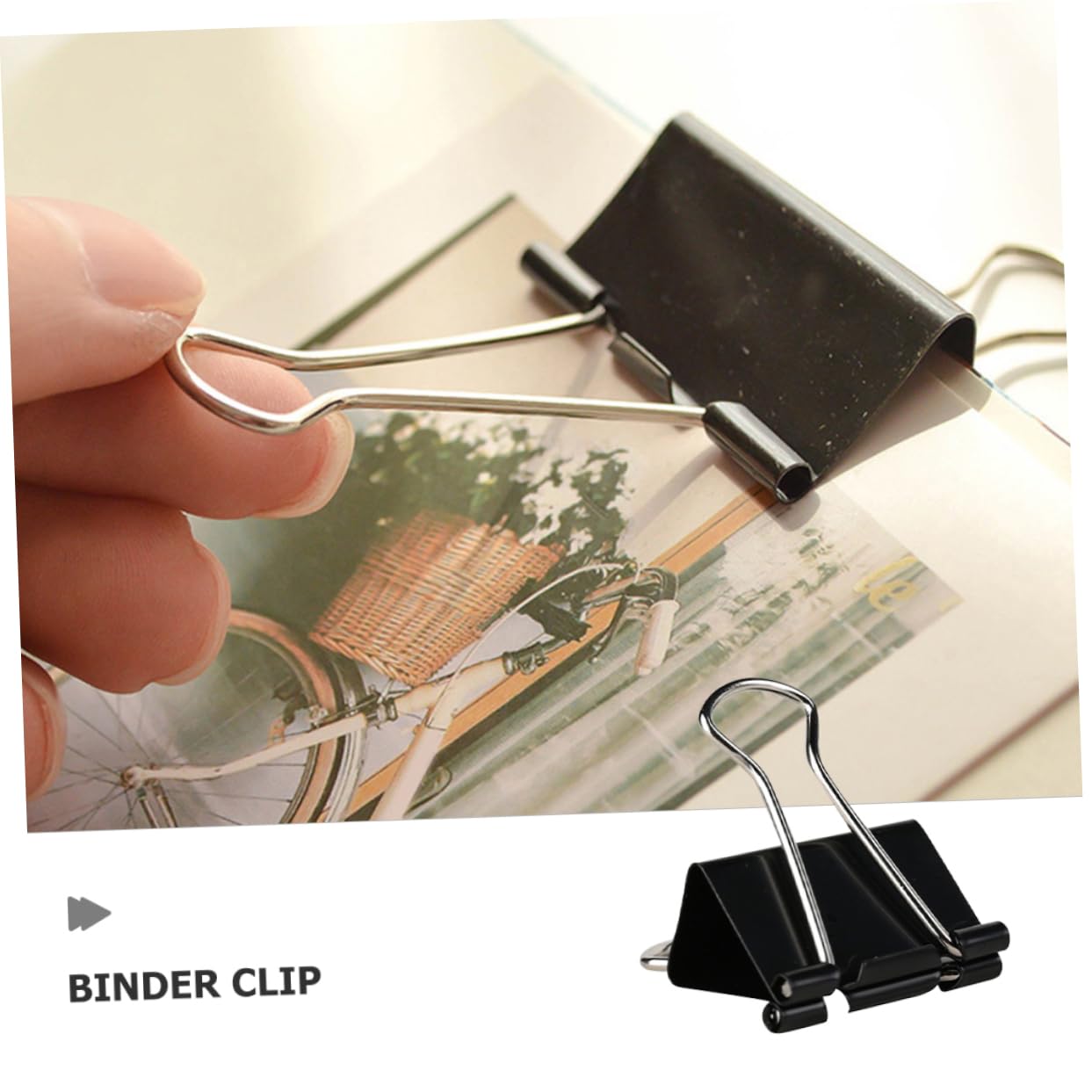 60pezzi Clip Per Documenti Medium Binder Clips Robuste e Professionali Per Ufficio Scuola e Organizzazione Di Documenti Per Chiudere Sacchetti e Tenere Ordine e Appunti
